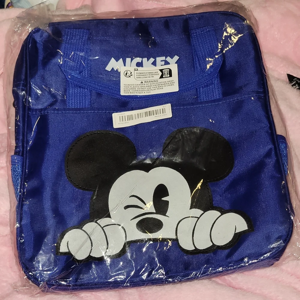 Disney Mickey Collection Oxford Textile Backpack New in Package - Picture 2 of 6